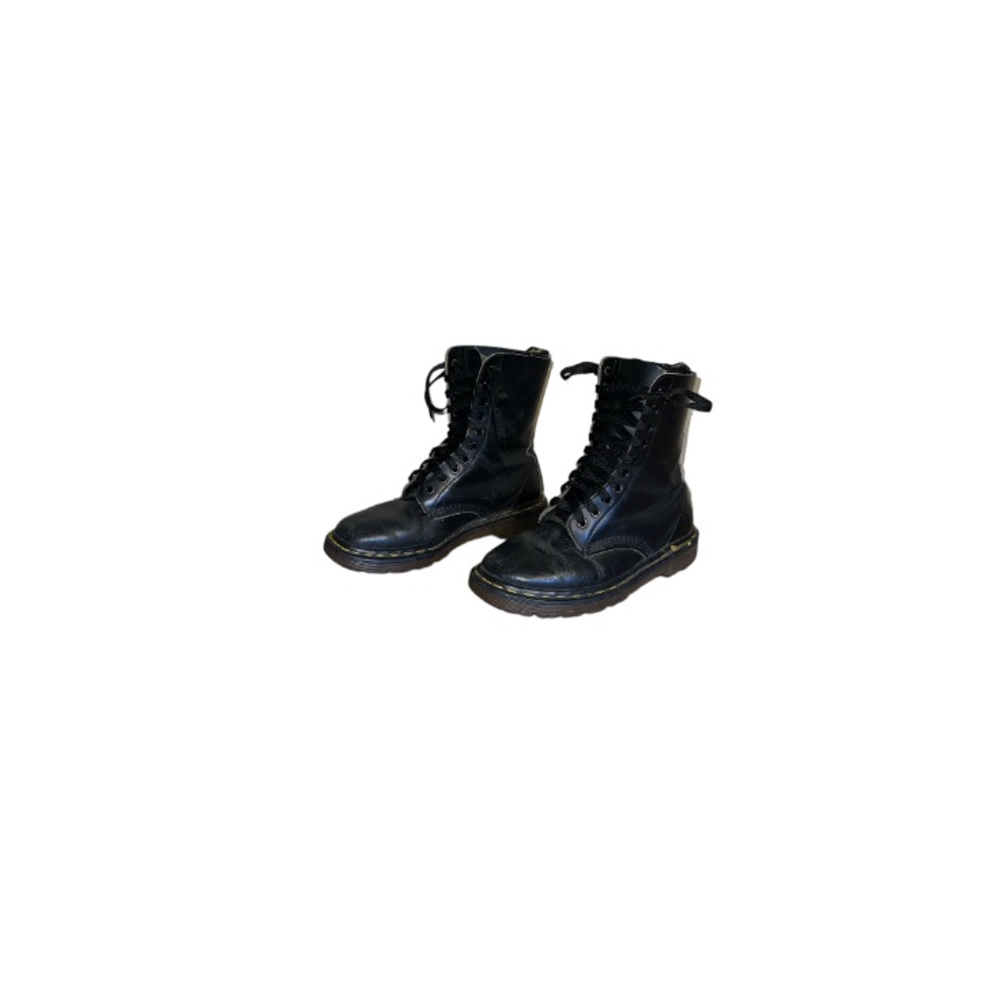 Dr. Martens Vintage Black Leather Boots - Men’s UK Size 5